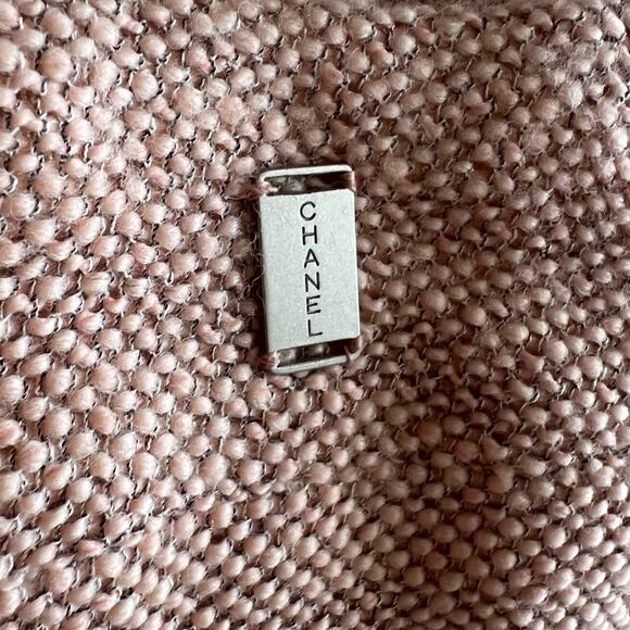 Chanel Pink Tweed Knee-Length WoolcSkirt, M/US6/FR38 - Picture 13 of 16